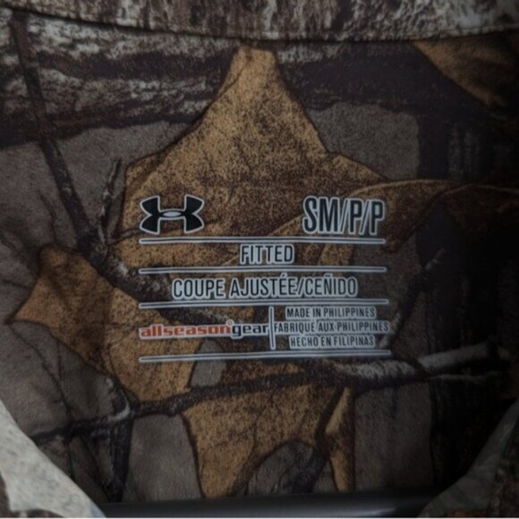 NWT Under Armour camo Performance Field RTX hunting button down shirt - Picture 3 of 8